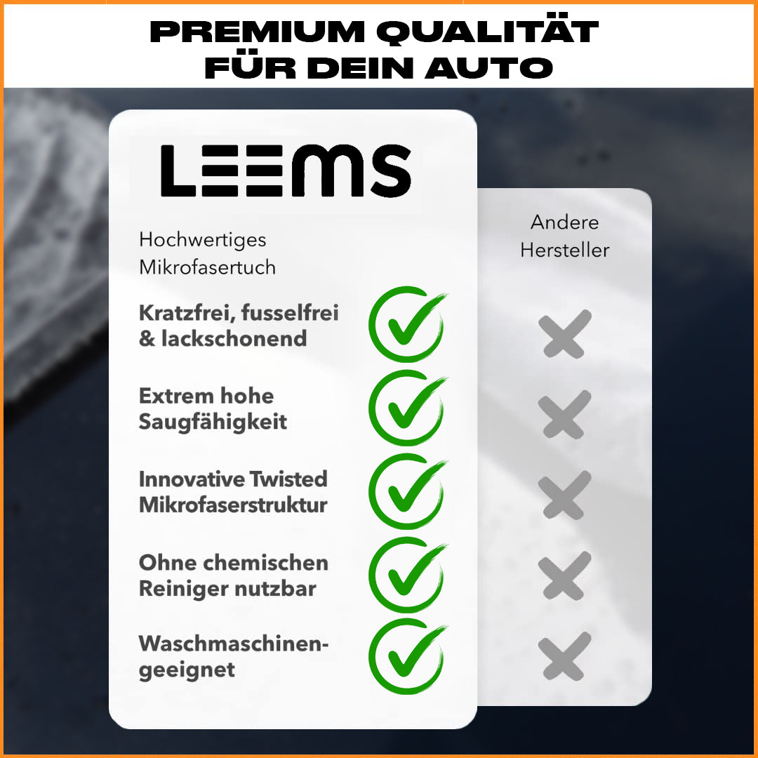 LEEMS Premium XXL TROCKENTUCH 1400 GSM 80 cm x 50 cm